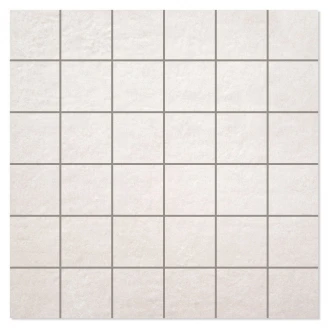 Mosaik Klinker Norwich Hvid Mat 30x30 (5x5) cm-2